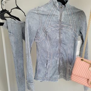 Lululemon NWT define jacket + fast and free hr tight size 4